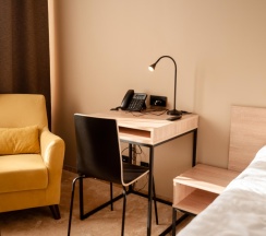 Номер комфорт с 1 двуспальной кроватью в Smart Hotel Neo Иваново