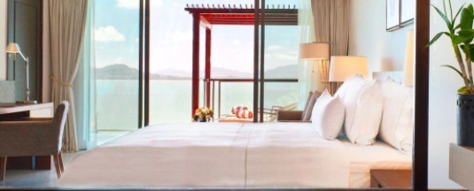 Двухместный номер доступ к бассейну Guest oceanfront двуспальная кровать в The Westin Siray Bay Resort & Spa, Phuket