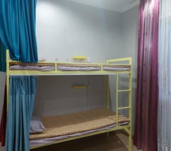 Кровать в общем номере (женский номер) в Room Hostel Dostyk