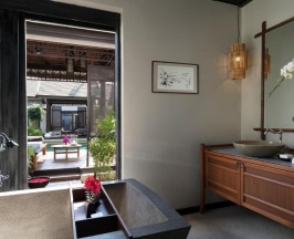Двухместная Anantara Villa Pool Access двуспальная кровать в Отель Anantara Lawana Koh Samui Resort, Chaweng