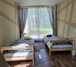 Двухместный номер Standard с красивым видом из окна 2 отдельные кровати в Земляничная поляна