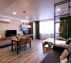 Номер Standard с красивым видом из окна в Апартаменты Baikal Hill Green