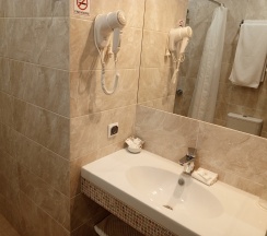 УЛУЧШЕННЫЙ ДВУХМЕСТНЫЙ НОМЕР С 1 КРОВАТЬЮ KING-SIZE ИЛИ С 2 ОТДЕЛЬНЫМИ КРОВАТЯМИ И ОДНОЙ ДОПОЛНИТЕЛЬНОЙ КРОВАТЬЮ в Петербург