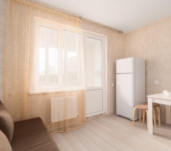 2-комнатные апартаменты стандарт в Family Apartments (Фэмили Апартментс) на улице Героев-Разведчиков 12/1 корпус 1