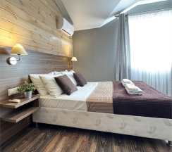ДВУХУРОВНЕВЫЕ АПАРТАМЕНТЫ COMFORT c террасой в Альпина хутор