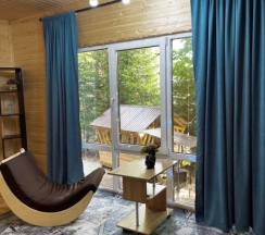 Четырехместный гостевой домик "Релакс" 35 кв. м. в Архыз шале хаус