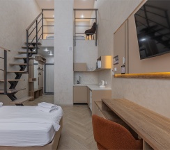 Улучшенные четырехместные апартаменты 1+1+1+1 | Superior apt QUAD 1+1+1+1 в Аура