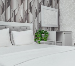 Двухместная студия с террасой семейная двуспальная кровать в Green rent
