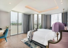 Двухместный люкс Presidential двуспальная кровать в Отель The Salil Hotel Riverside Bangkok