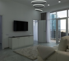 Апартаменты Делюкс с террасой и видом на море в Sphera apartments by Stellar