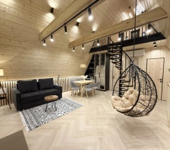 Семейный номер Superior с 2 комнатами в Live Glamp