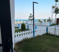 ПОЛУЛЮКС с патио и видом на море в Santorini Family Club