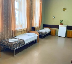 Номер эконом с 4 односпальными кроватями в Smart Hotel KDO Сызрань