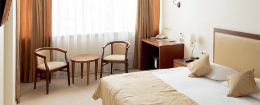 СТАНДАРТ С БОЛЬШОЙ КРОВАТЬЮ (DBL 21/22 этаж) в Gala Hotel