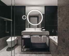 Двухместный номер Premium с видом на город двуспальная кровать в Hilton Singapore Orchard