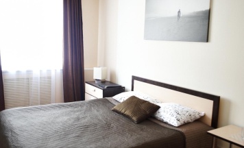 Номер стандарт эконом с 1 двуспальной кроватью в Truck house hotel