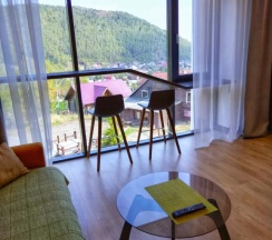 Студия Superior с красивым видом из окна в Baikal Hill Residence