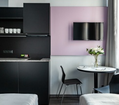 Комфорт TWIN с кухней (раздельные кровати) в Greenfeel Lermontovsky