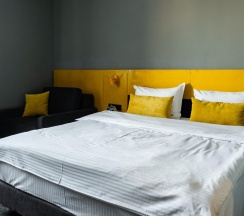 Номер стандарт с 1 двуспальной кроватью в Laska hotel