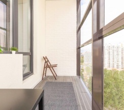 Номер -студио с панорамным балконом в Park in Pulkovo