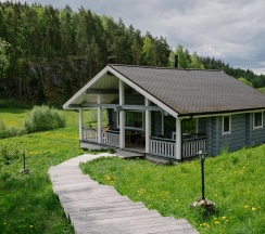 Коттедж улучшенный (Синий дом) в Forrest Lodge Karelia