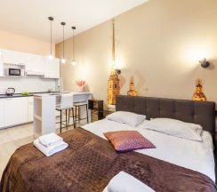 Студия люкс с кроватью king size в Pulkovo Apart