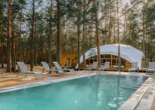 Лодж с террасой и купелью (dogs friendly) в Orsha River Club