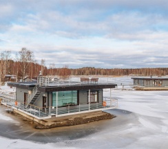 6 местный коттедж на воде "Усадьба Водяного" в Черные камни