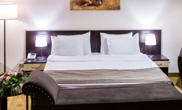 Двухместный люкс с сауной двуспальная кровать в Shymkent Grand Hotel