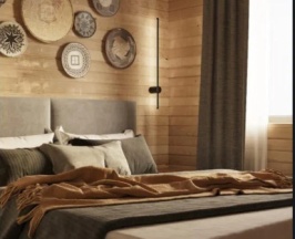 House Baksan с видом на горы в Wood Home