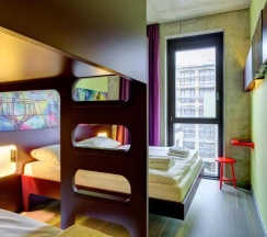 Четырёхместный номер Standard в MEININGER Hotel Berlin East Side Gallery