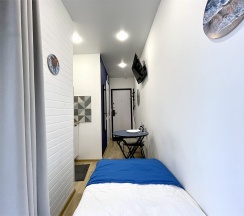 Одноместные апартаменты-студио (Метро Площадь Восстания/Александра Невского, 10 минут пешком) в Rauktis apartments