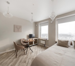 Forest View - 3х местные апартаменты-студия у Ботанического сада (13 этаж) в Smart Lofts Moscow