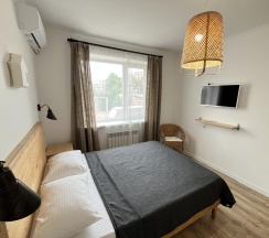 Номер стандарт с 1 двуспальной кроватью в Домино