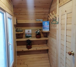 Коттедж стандарт с 2 односпальными кроватями в Колобок
