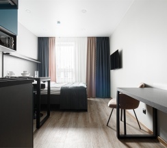 Studio Comfort с кроватью 19.7 метров в Well