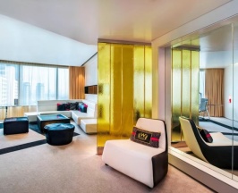Двухместный люкс Fantastic двуспальная кровать в W Bangkok