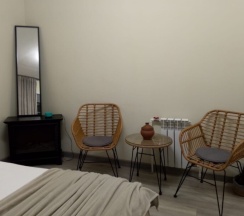 Дом с террасой и камином в Дух тайги