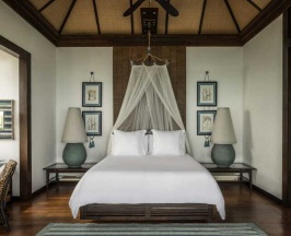 Двухместная Вилла с бассейном Oceanfront двуспальная кровать в Four Seasons Resort Koh Samui