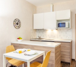 Семейные апартаменты с кухней в U-Apart