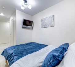 Двухместная комната с 1 кроватью и собственной ванной комнатой в МК Распутина