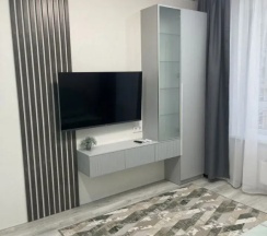 Двухместные апартаменты c 1 комнатой с видом на город (двуспальная кровать) в Апартаменты на Каберова-Власьевская Улице 82