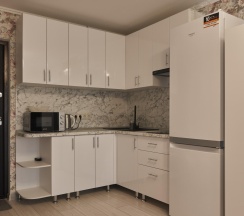 4-местные 1-комнатные апартаменты студия с 1 двуспальной кроватью в Рекаоблака