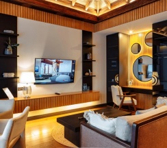 Двухместный люкс двуспальная кровать в Дом у озера