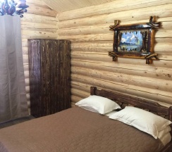 Двухместный коттедж с красивым видом из окна двуспальная кровать в Orange Village