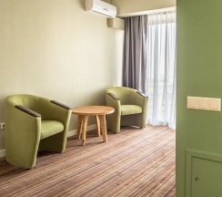 Двухместный номер Premium двуспальная кровать в Almaty