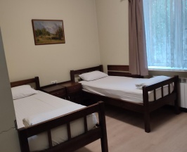 Номер стандарт эконом с 2 односпальными кроватями в Хуторок