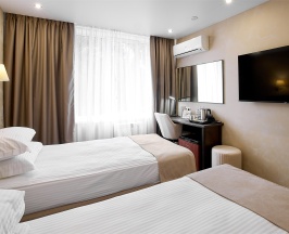 Двухместный номер Стандарт с 2 отдельными кроватями в Барнаул