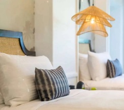 Двухместный клубный номер Garden Terrace 2 отдельные кровати в Отель Outrigger Koh Samui Beach Resort