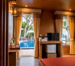 Двухместный люкс Executive Pool двуспальная кровать в Отель Panviman Resort Koh Phangan